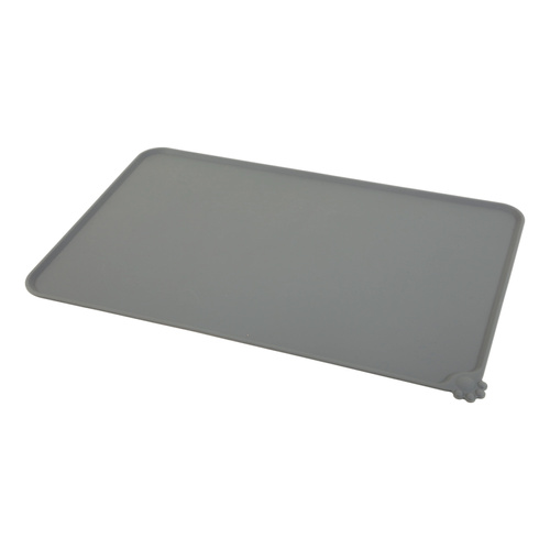 ZOLUX Podkładka silikonowa pod miskę psa lub kota L szara 55x39 cm