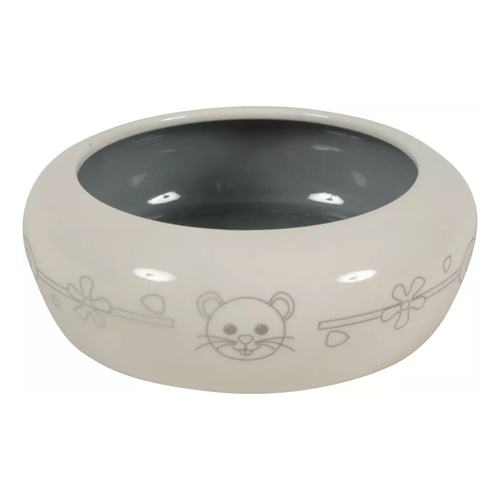 ZOLUX Miska ceramiczna dla gryzonia 250 ml kol. beżowy/szary