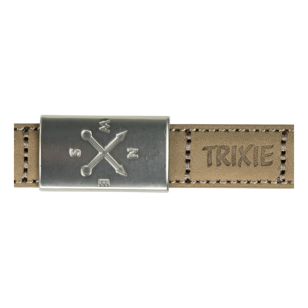 Trixie BE NORDIC smycz dla psa kolor piaskowy skórzana M-L1m/20 mm