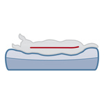 Trixie Mata Vital Bendson, 120 × 85 cm, light grey