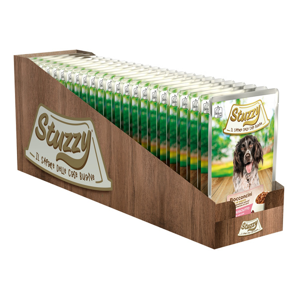 Stuzzy Bocconcini karma mokra dla psa szynka kawałki 100 g