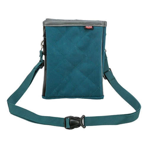 Trixie Twin, torebka na przysmaki, dla psa, petrol, 15 × 18 × 2.5 cm