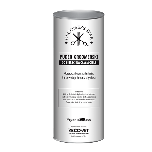 Recovet Puder groomerski do sierści na całym ciele 500g