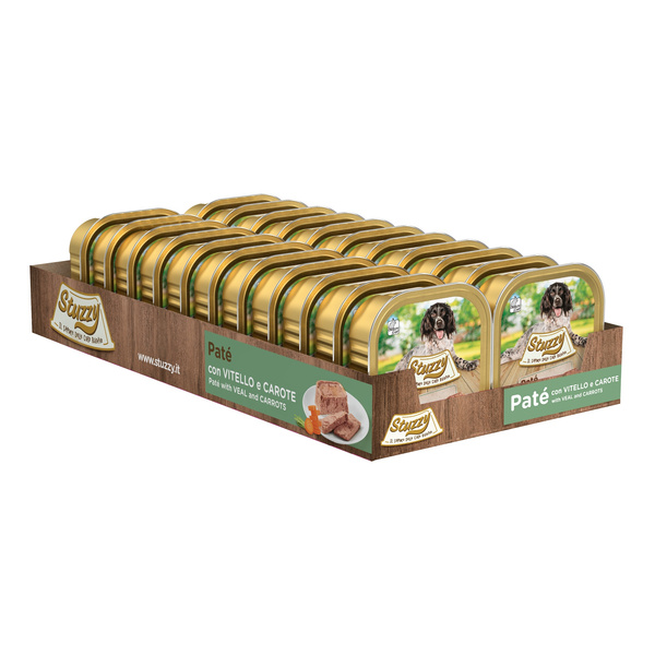Stuzzy Pate karma mokra dla psa cielęcina z marchewką 150 g