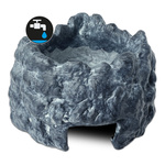Eao Terra Wet Rock kryjówka z miską do terrarium ceramiczna S 13x95x75cm 55ml narożnikowa