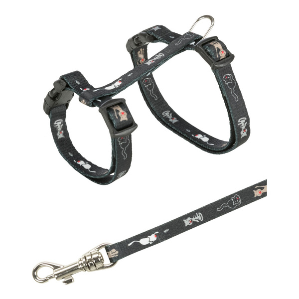 Trixie Szelki ze smyczą dla kociąt JUNIOR, 21-33 cm/8 mm, 1.20 m