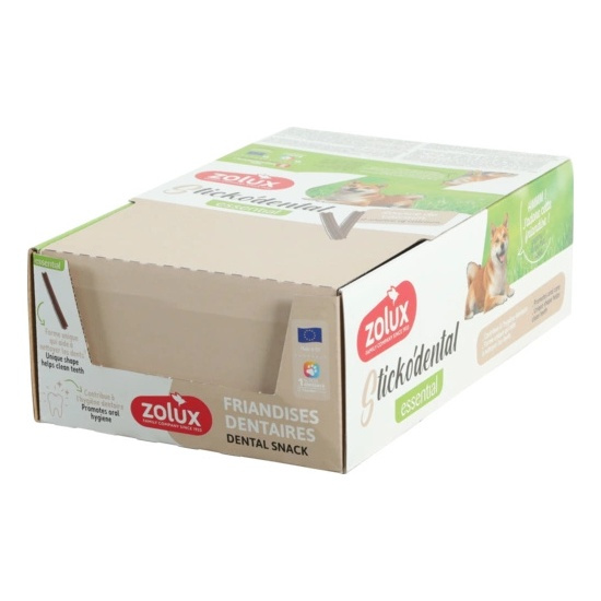 ZOLUX Przysmak dentystyczny dla psa STICKODENTAL M z wapniem 12cm 80szt