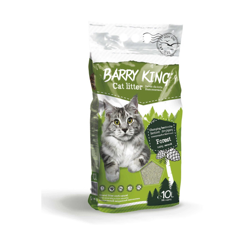 Barry King Żwirek bentonit dla kota leśny 10L