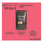 Schesir After Dark Velvet Mousse karma mokra dla kota kurczak z wołowiną 80 g