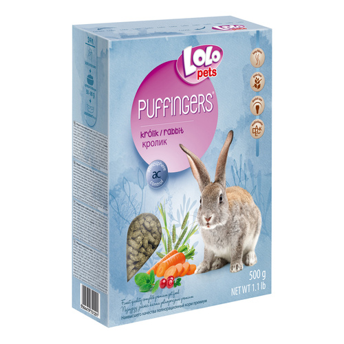 Puffingers Karma Pełnoporcjowa Dla  Królika 500G