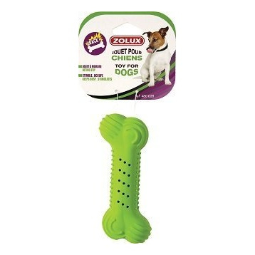 ZOLUX Zabawka kauczukowa dla psa, kość chrupiąca 14 cm różne kolory