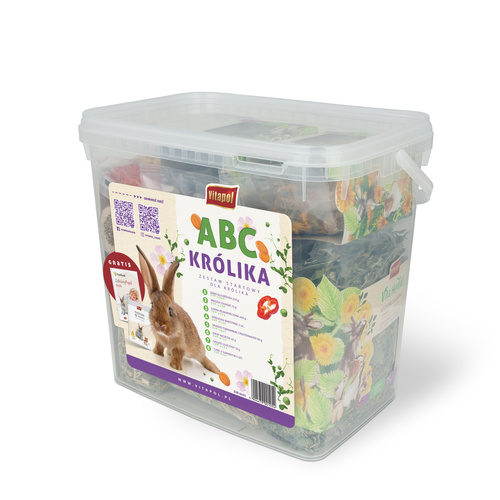 Vitapol Zestaw startowy dla królika w wiaderku (1040, 4138, 4312, 4130, 4345, 4157, 4132,6101)