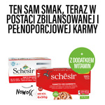Schesir C&B karma mokra dla kotów tuńczyk z krewetkami w galarecie 6x50 g multipak