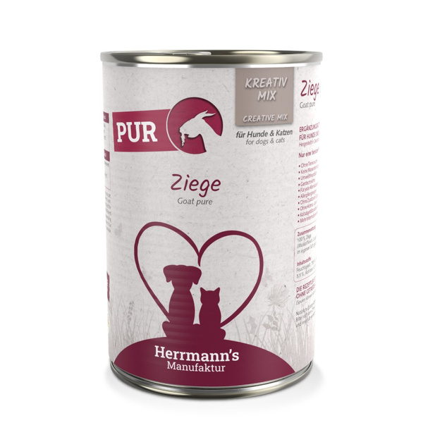 HERRMANN'S MANUFAKTUR Kreativ Mix Ziege Pur - 100% kozina (400g)