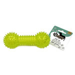 Mr. Pretzel Zabawka hantel gumowy miękki półprzezroczysty dla psa 13cm