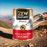Mokra Karma dla Psa ZEW NATURY 800g Bogata w Wołowinę Dla Dorosłych Psów