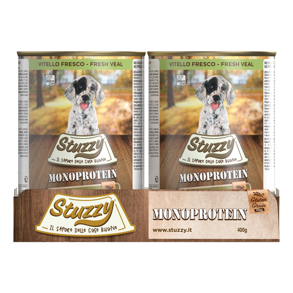 Stuzzy Monoprotein karma mokra dla szczeniąt świeża cielęcina pasztet 400 g