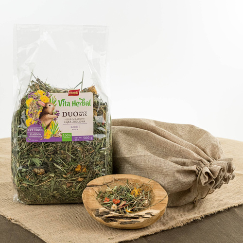 Vita Herbal Duo Snack łąka ziołowa królik 500g