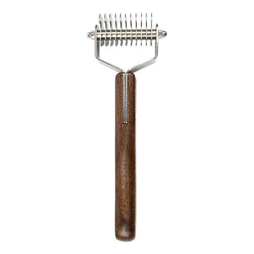 Ekskluzywny trymer hakowy, dla zwierząt, drewno bukowe, stal, wym.5,4x14,1cm