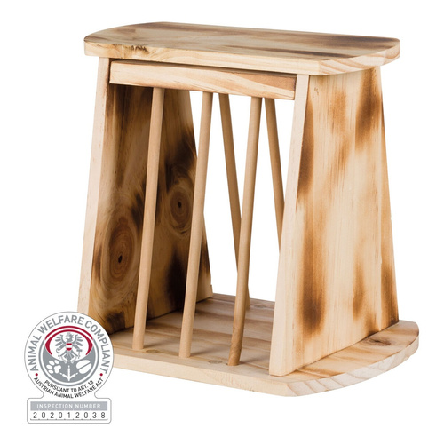 Trixie Paśnik drewniany stojący z wieczkiem na SIANO