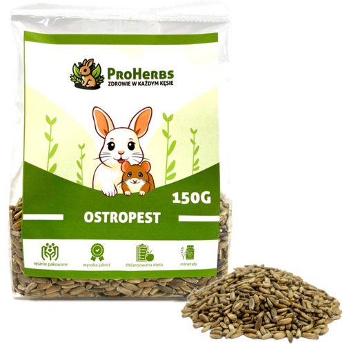 ProHerbs Ostropest przysmak dla gryzoni królika 150g