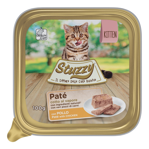 Stuzzy Pate karma mokra dla kociąt kurczak 100 g