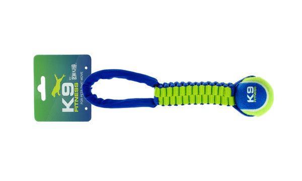 Zabawka do przeciągania Zeus K9 Fitness z piłką, 33 cm
