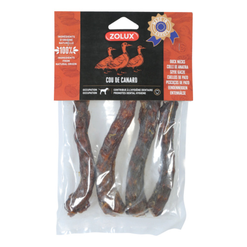 ZOLUX Przysmak naturalny dla psa Szyja kacza 150 g