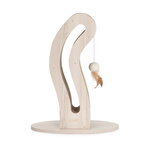 CatIt Pixi Scratcher Cat Tail, drapak, dla kota, kartonowy, 45 × 23,5 × 58,5 cm, w kształcie kociego ogona