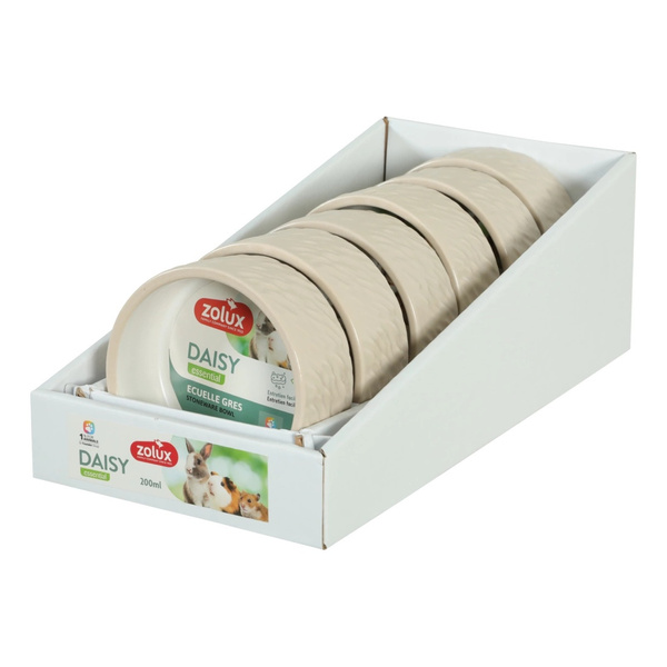 ZOLUX Miska ceramiczna dla gryzonia DAISY 200 ml beżowa