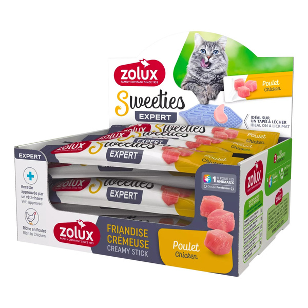ZOLUX Przysmak kremowy dla kota SWEETIES z kurczakiem 14 g