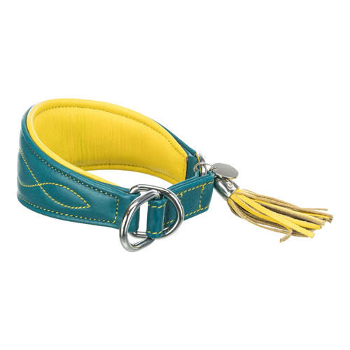 Trixie Active Comfort obroża, dla chartów, petrol, XS-S: 24-31 cm/50 mm