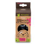 STARCHBAG Kompostowalne BIOworki na odchody 8 rolek x 15szt, kol. czarny