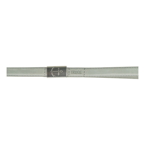 Trixie BE NORDIC smycz dla psa jasnoszara skórzana M-L 1m/20mm