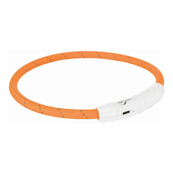 Trixie OBROŻA świecąca LED opaska na USB L-XL 65cm