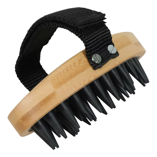 ZOLUX Gumowa szczotka drewniana dla psa do masażu DOG SALON