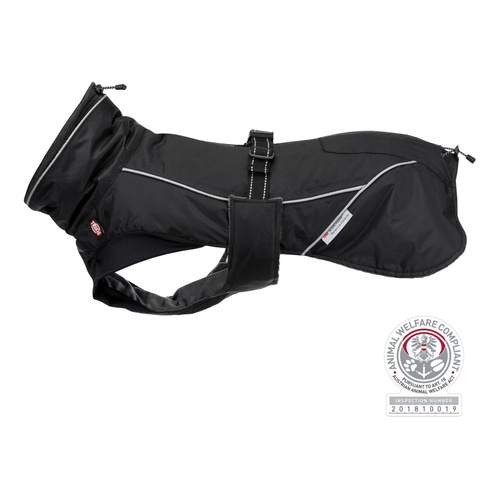 Trixie Płaszczyk zimowy Brizon, S: 33 cm, czarny