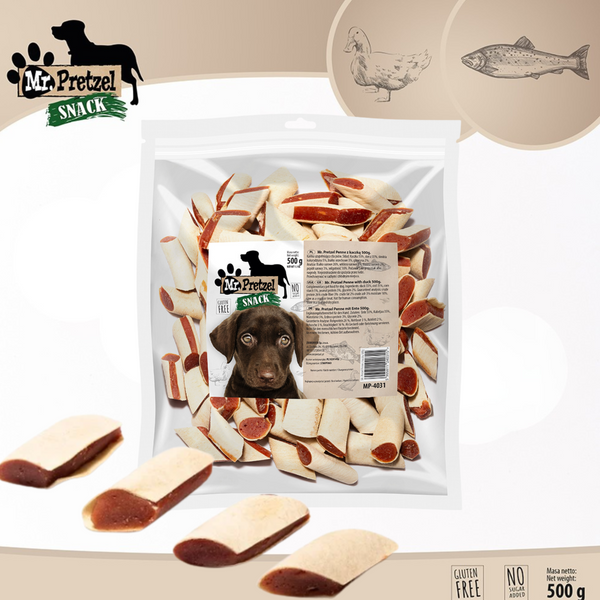 PRZYSMAK DLA PSA - Penne z kaczką Mr.Pretzel 500g ZDROWE PREMIUM