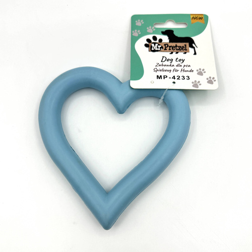 Mr. Pretzel Gryzak gumowy dla psa Serce