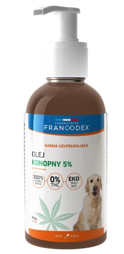 FRANCODEX Olej konopny CBD 5% 10 ml