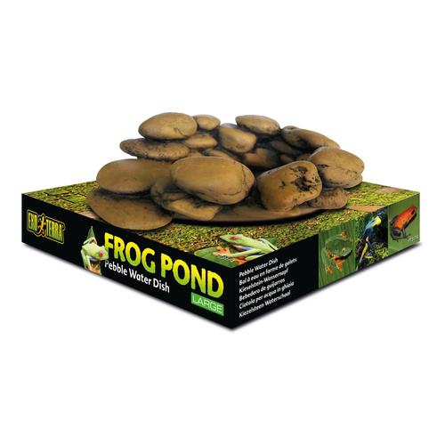 Eao Terra Frog Pond miska dla żab w kształcie kamieni L  17 x 135 x 6 cm/ 110 ml