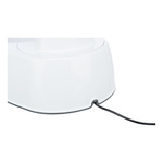Trixie Curved Stream, poidło automatyczne, dla kota, białe, plastik, 2,5 l/25 × 24,5 × 35 cm