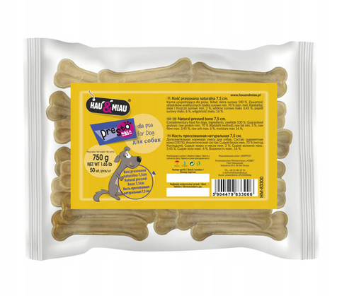 Hau Miau Kości prasowane gryzak dla Psa  5cm x5szt