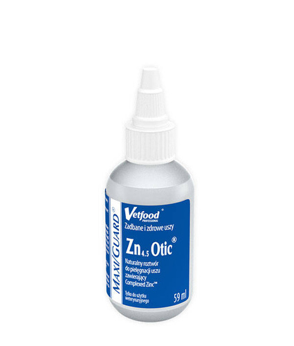 Vetfood MAXI/GUARD Zn 4.5 Otic do uszu 59ml