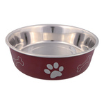Trixie MISKA METALOWA Z PLASTIKOWĄ POWŁOKĄ, 1.4 l/o 21 cm