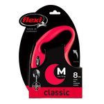 FLEXI Smycz automatyczna dla psa NEW CLASSIC linka M 8m czerwona