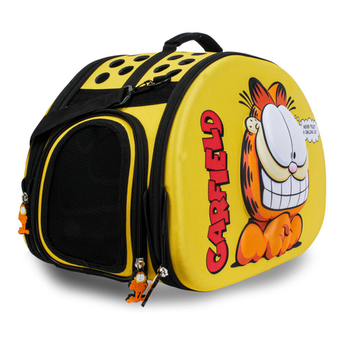 Garfield, transporter dla kota, z tłoczeniem EVA 3D żółty, 43x32x23cm