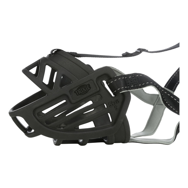 Trixie Kaganiec Muzzle Flex silikonowy L-XL czarny