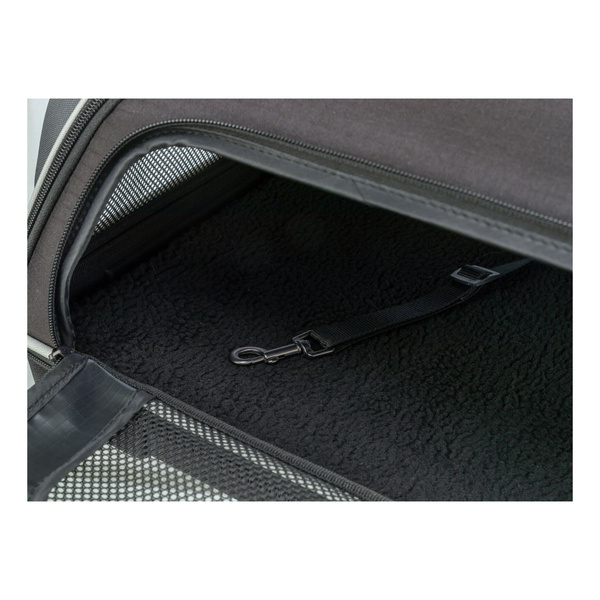 Trixie Airline Boarding, torba transportowa, czarny/szary, 55 x 23 x 40 cm, do transportu lotniczego