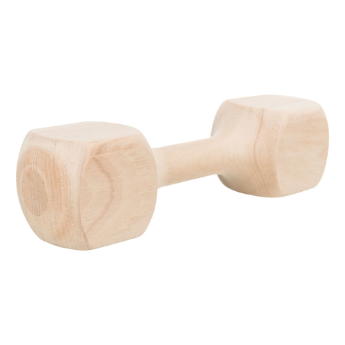 Trixie APORT DREWNIANY zabawka d/psa HANTEL 23cm / 400g